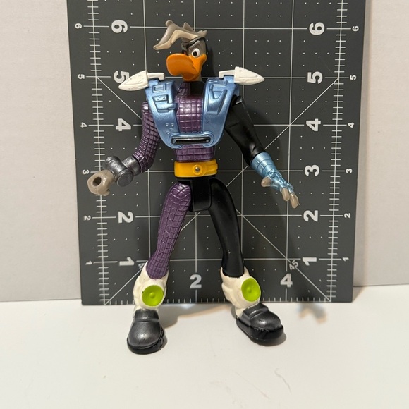 Mighty Ducks Duke L'Orange 6" Figure Mattel Vintage 1996 - Picture 4 of 8